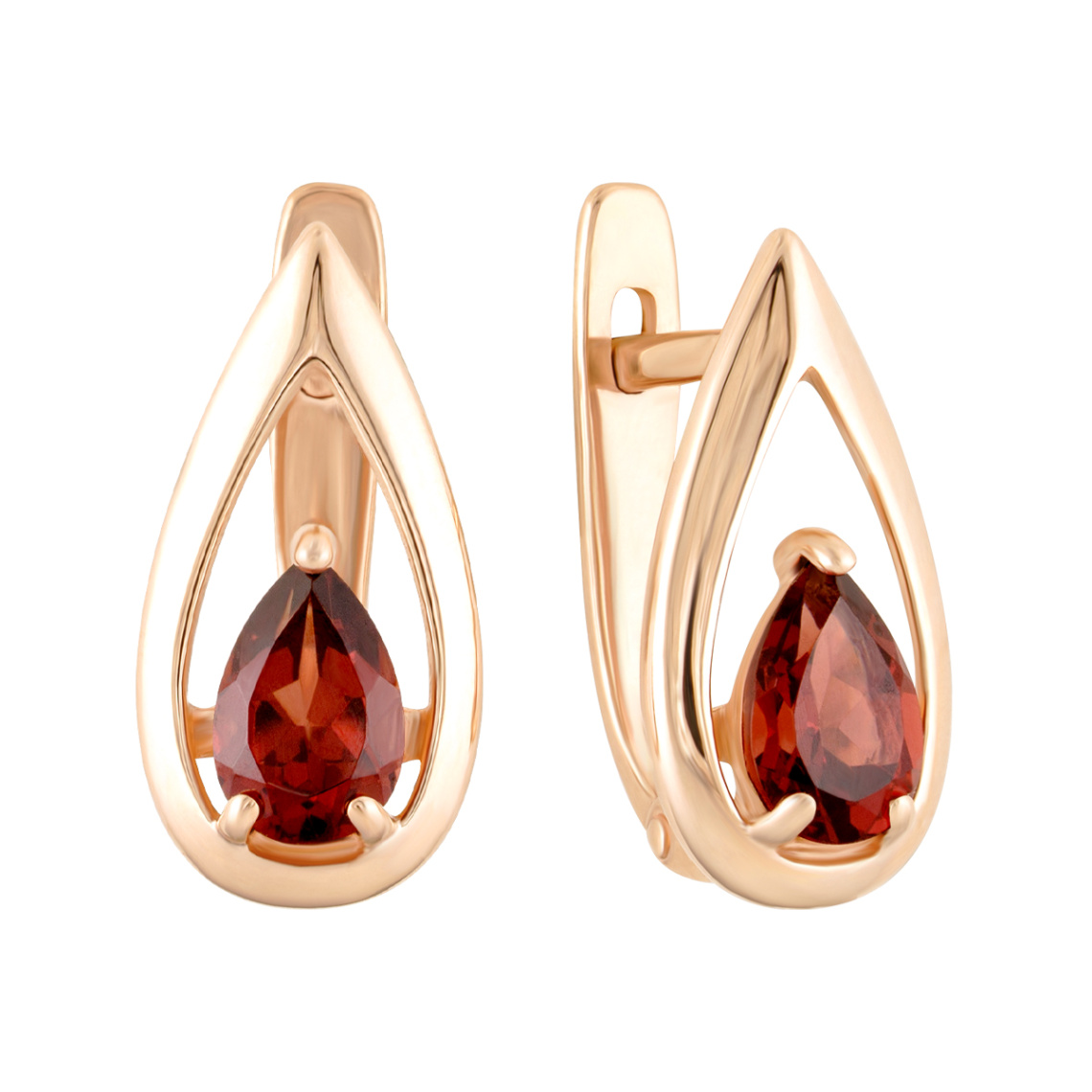 Серьги золотые 1053492-11220-G | Кольцо золотое 1053491-11220-G купить по цене 27027 руб. в ювелирном магазине ⭐️ «Золотая Подкова»