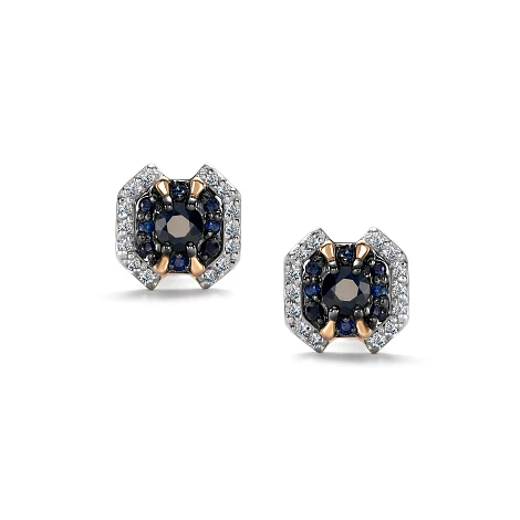 Серьги золотые 27063-102 | Пусеты винтовые серьги купить по выгодной цене в ювелирном магазине ⭐️ «Золотая Подкова»