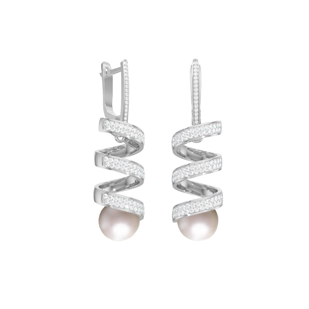 Серьги золотые С1352-560165 | Кольцо золотое К1352-560165 купить по цене 136890 руб. в ювелирном магазине ⭐️ «Золотая Подкова»