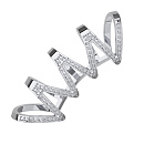 Серьги серебряные 0201579-00245 | Серьги серебряные 0201579-00245 купить по цене 1916 руб. в ювелирном магазине ⭐️ «Золотая Подкова»