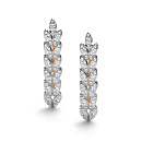 Серьги золотые 24456-100 | Серьги золотые 24456-100 купить по цене 63908 руб. в ювелирном магазине ⭐️ «Золотая Подкова»