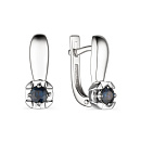 Серьги золотые 23792-202 | Серьги золотые 23792-202 купить по цене 76260 руб. в ювелирном магазине ⭐️ «Золотая Подкова»