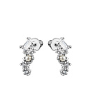 Серьги серебряные G1-LU-1004 | Серьги серебряные G1-LU-1004 купить по цене 698 руб. в ювелирном магазине ⭐️ «Золотая Подкова»