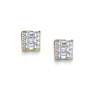 Серьги золотые 26655-100 | Серьги золотые 26655-100 купить по цене 82410 руб. в ювелирном магазине ⭐️ «Золотая Подкова»