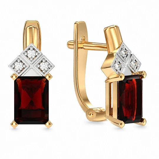 Серьги золотые 1042-11130-G