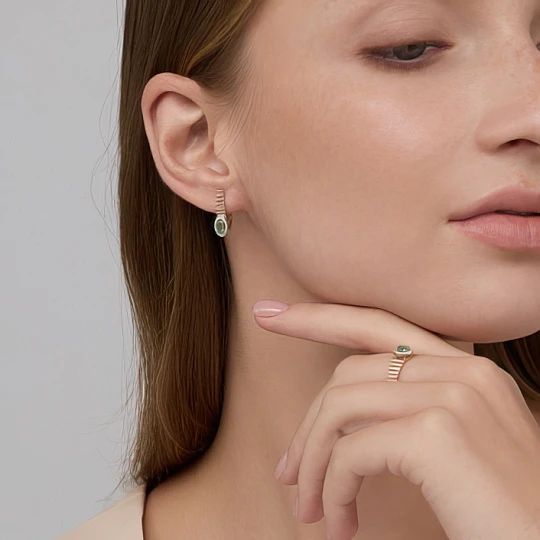 Серьги золотые 26223-101