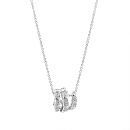 Колье серебряное CZ-N04553-X-W-X-X-W | Колье серебряное CZ-N04553-X-W-X-X-W купить по цене 6365 руб. в ювелирном магазине ⭐️ «Золотая Подкова»