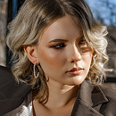 Серьги серебряные SV-RW002-Rd | Серьги серебряные SV-RW002-Rd купить по цене 1798 руб. в ювелирном магазине ⭐️ «Золотая Подкова»
