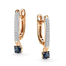 Серьги золотые 27138-102 | Серьги золотые 27138-102 купить по цене 80276 руб. в ювелирном магазине ⭐️ «Золотая Подкова»