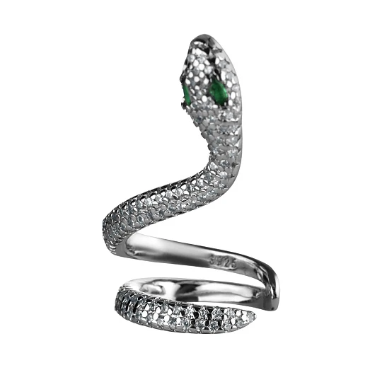Серьги серебряные FYE11395 | Каффы серьги купить по выгодной цене в ювелирном магазине ⭐️ «Золотая Подкова»