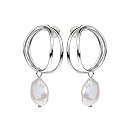 Серьги серебряные SAM156E-Rd | Серьги серебряные SAM156E-Rd купить по цене 2084 руб. в ювелирном магазине ⭐️ «Золотая Подкова»