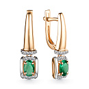 Серьги золотые 24724-101 | Серьги золотые 24724-101 купить по цене 152063 руб. в ювелирном магазине ⭐️ «Золотая Подкова»