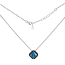 Подвеска серебряная SN-C0727-bl1 | Подвеска серебряная SN-C0727-bl1 купить по цене 2302 руб. в ювелирном магазине ⭐️ «Золотая Подкова»