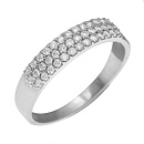 Кольцо серебряное 802-01045-01-00-20-00 | Кольцо серебряное 802-01045-01-00-20-00 купить по цене 3180 руб. в ювелирном магазине ⭐️ «Золотая Подкова»