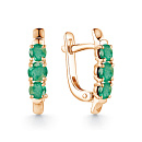 Серьги золотые 23206-101 | Серьги золотые 23206-101 купить по цене 101973 руб. в ювелирном магазине ⭐️ «Золотая Подкова»