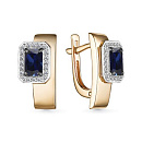 Серьги золотые 25628-102 | Серьги золотые 25628-102 купить по цене 152365 руб. в ювелирном магазине ⭐️ «Золотая Подкова»
