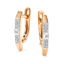 Серьги золотые 27234-100 | Серьги золотые 27234-100 купить по цене 56067 руб. в ювелирном магазине ⭐️ «Золотая Подкова»