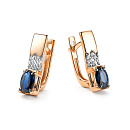 Серьги золотые 25926-102 | Серьги золотые 25926-102 купить по цене 103558 руб. в ювелирном магазине ⭐️ «Золотая Подкова»