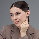 Серьги золотые 25939-101 | Серьги золотые 25939-101 купить по цене 119367 руб. в ювелирном магазине ⭐️ «Золотая Подкова»