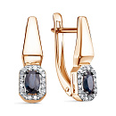 Серьги золотые С2946-122 | Серьги золотые С2946-122 купить по цене 115366 руб. в ювелирном магазине ⭐️ «Золотая Подкова»