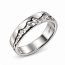Кольцо серебряное R-0575 | Кольцо серебряное R-0575 купить по цене 6105 руб. в ювелирном магазине ⭐️ «Золотая Подкова»