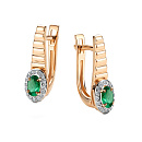 Серьги золотые 26223-101 | Серьги золотые 26223-101 купить по цене 91739 руб. в ювелирном магазине ⭐️ «Золотая Подкова»