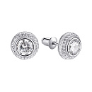 Серьги серебряные MP-E00001-X-W-W-X-W | Серьги серебряные MP-E00001-X-W-W-X-W купить по цене 5659 руб. в ювелирном магазине ⭐️ «Золотая Подкова»