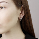 Серьги серебряные 6101311-00775 | Серьги серебряные 6101311-00775 купить по цене 4356 руб. в ювелирном магазине ⭐️ «Золотая Подкова»