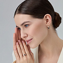 Серьги золотые 25926-102 | Серьги золотые 25926-102 купить по цене 103558 руб. в ювелирном магазине ⭐️ «Золотая Подкова»